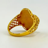 21K Gold Rashadi Motif Ring 2.49 Grams | 207887