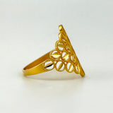 21K Gold Star Cut Ring 1.88 Grams | 207886