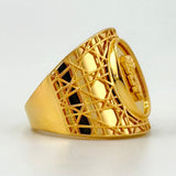 21K Gold Mediterranean Rose Ring 5.21 Grams | 207885