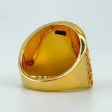 21K Gold Mediterranean Rose Ring 5.21 Grams | 207885