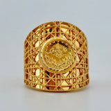 21K Gold Mediterranean Rashadi Ring 6.93 Grams | 207884