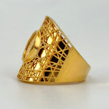 21K Gold Mediterranean Rashadi Ring 6.93 Grams | 207884