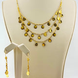 21K Gold Rashadi Matching Jewelry Set 21.52 Grams | 207976