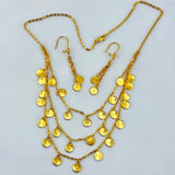 21K Gold Rashadi Matching Jewelry Set 21.52 Grams | 207976