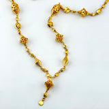 21K Gold Traditional Drop Necklace 25 Inch 26.66 Grams | 207997