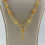 21K Gold Traditional Drop Necklace 25 Inch 26.66 Grams | 207997