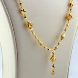 21K Gold Traditional Drop Necklace 25 Inch 26.66 Grams | 207997