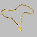 24k Dragon Necklace