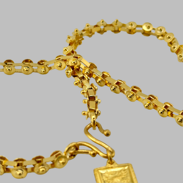 24k Dragon Necklace
