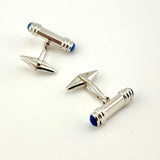 Lapis T bar Cuff Link