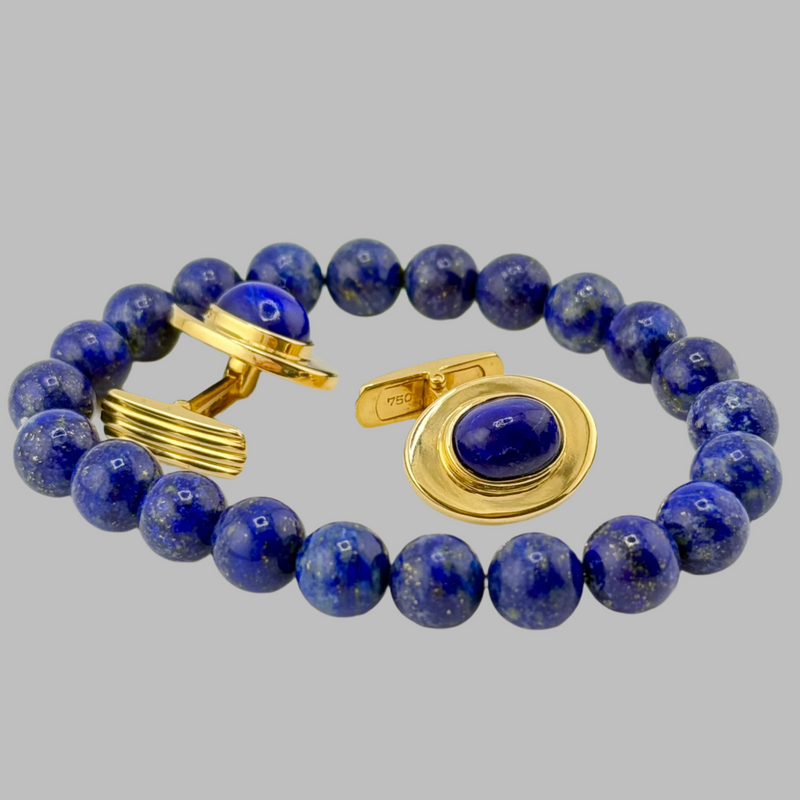Lapis Cuff Links