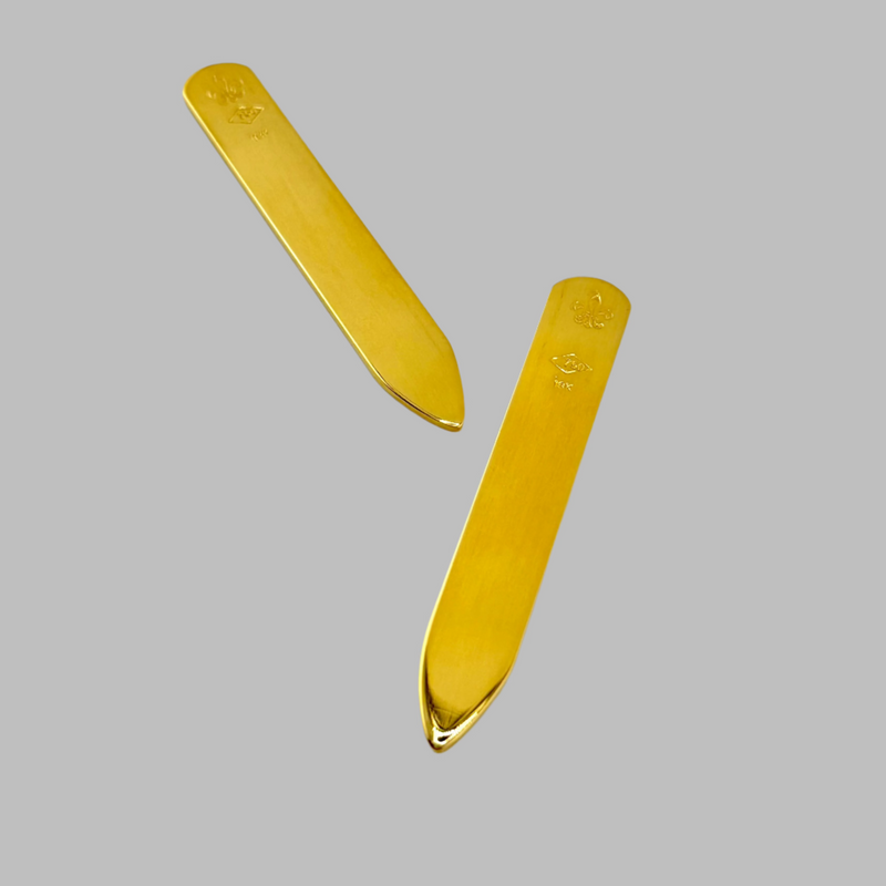 Solid Gold Collar Stays