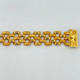 21K Gold Five-Link Bracelet 7.5 Inch 28.1 Grams | 208179