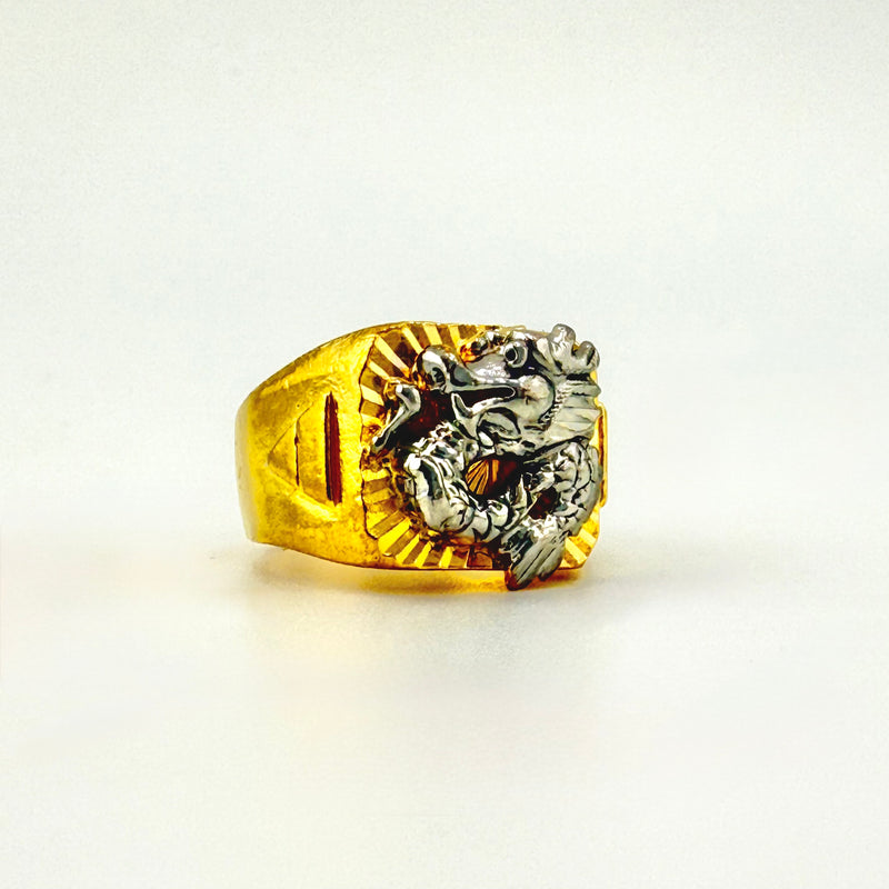 24k Dragon Ring