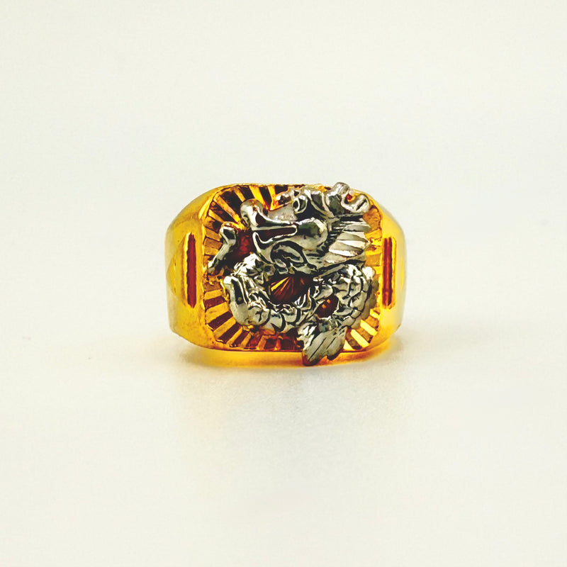 24k Dragon Ring
