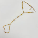 21k Gold Modern GLOVE with Beads 2.23 grams | 203309