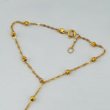 21k Gold Modern GLOVE with Beads 2.23 grams | 203309