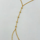 21k Gold Modern GLOVE with Beads 2.74 grams | 202790