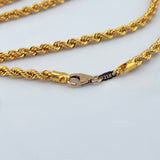 21k Gold Rope Chain 3.8mm 24 inch 12.29 grams | 203330