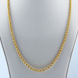 21k Gold Rope Chain 3.8mm 24 inch 12.29 grams | 203330