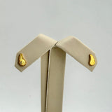 21K Gold Baby Loza Stud Earrings 1.21 Grams | 208266