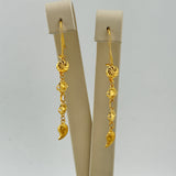 21k Gold Dropdown Traditional Loza 2.41 grams | 203334