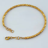 Luxury 21k Gold Bead Cuff 7.03 grams size Large | 203338