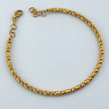 Luxury 21k Gold Bead Cuff 7.03 grams size Large | 203338