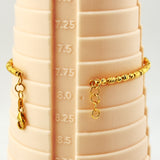 Luxury 21k Gold Bead Cuff 7.03 grams size Large | 203338