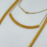 21K Gold Floral Full Set 59.06 Grams |203391