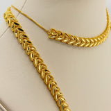 21K Gold Floral Full Set 59.06 Grams |203391