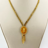 21K Gold Modern Floral Rose Full Set 36.63 Grams |203393