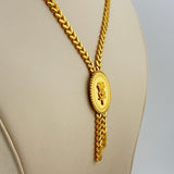 21K Gold Modern Floral Rose Full Set 36.63 Grams |203393