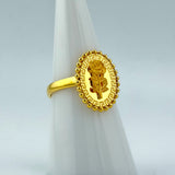 21K Gold Modern Floral Rose Full Set 36.63 Grams |203393