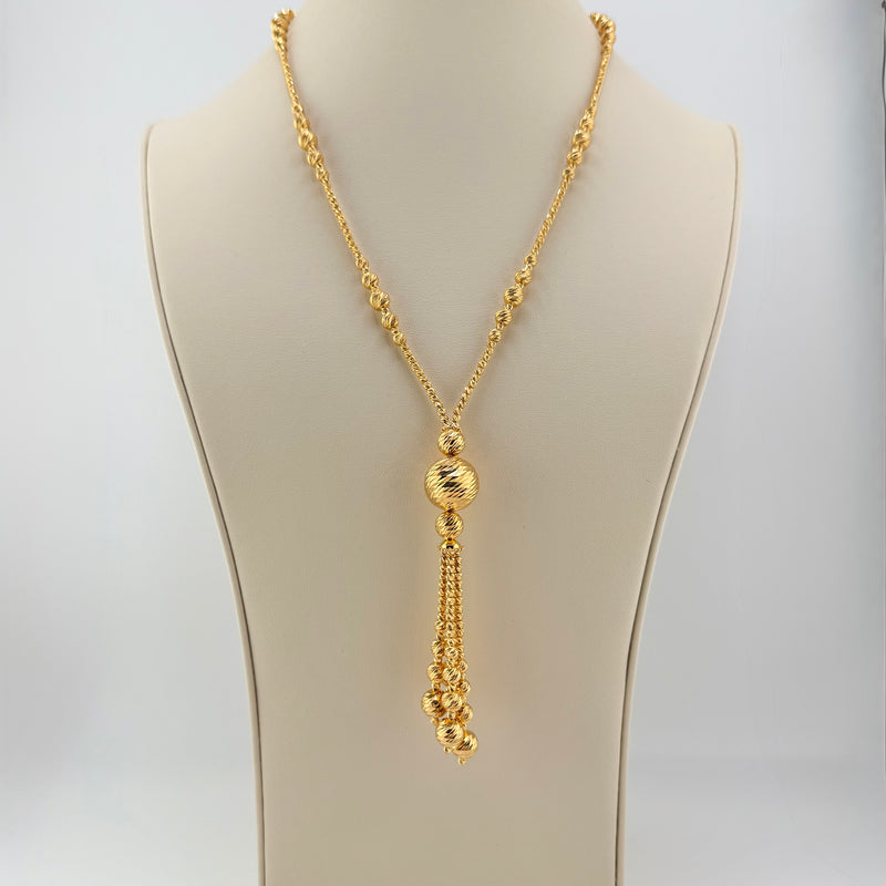 Luxury Bead Diamond Cut Drop Down