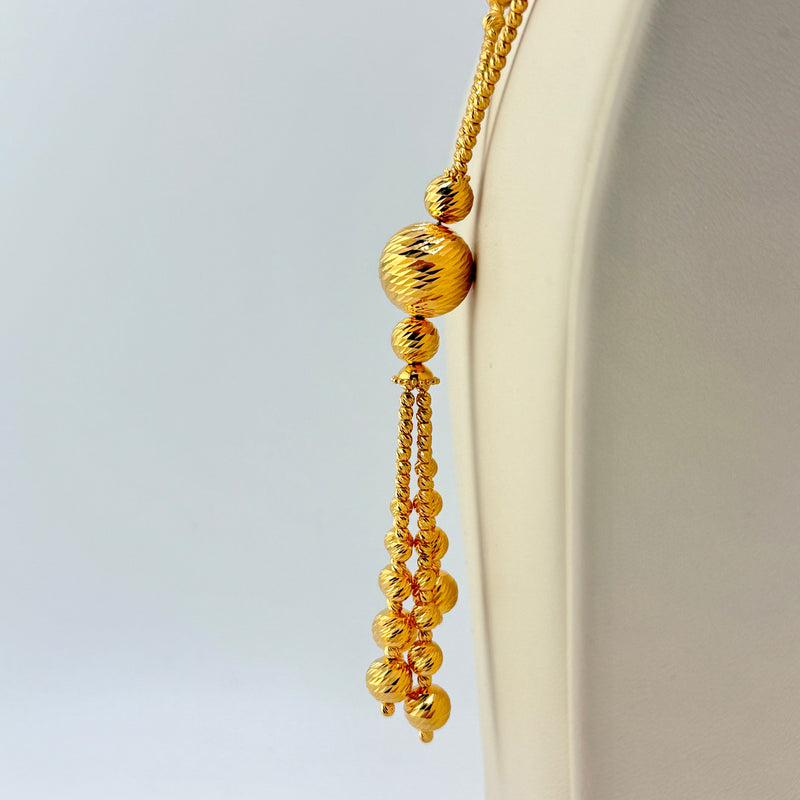 Luxury Bead Diamond Cut Drop Down