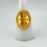 21K Gold Mosaic Filigree Statement Ring 3.115 Grams | 203398