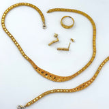 21K Gold Mediterranean Jewelry Set 26.78 Grams | 203399