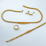 21K Gold Mediterranean Jewelry Set 26.78 Grams | 203399