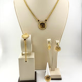 21K Gold Rashadi Coin Jewelry Set 34.05 Grams | 203401