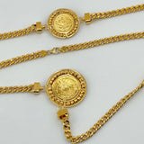 21K Gold Rashadi Coin Jewelry Set 34.05 Grams | 203401