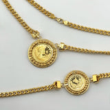 21K Gold Rashadi Coin Jewelry Set 34.05 Grams | 203401