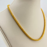 21k Gold Woven Necklace & matching Bracelet 36.09 grams | 203407