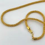 21k Gold Woven Necklace & matching Bracelet 36.09 grams | 203407