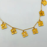 21k Gold Modern Rashadi Necklace 9.56 grams | 203413