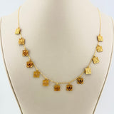 21k Gold Modern Rashadi Necklace 9.56 grams | 203413