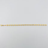 Flower Link Gold Bracelet