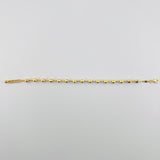 Modern Gold Bead Bracelet