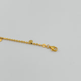 Modern Solid Gold Charm Bracelet