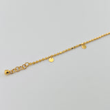 Modern Solid Gold Charm Bracelet